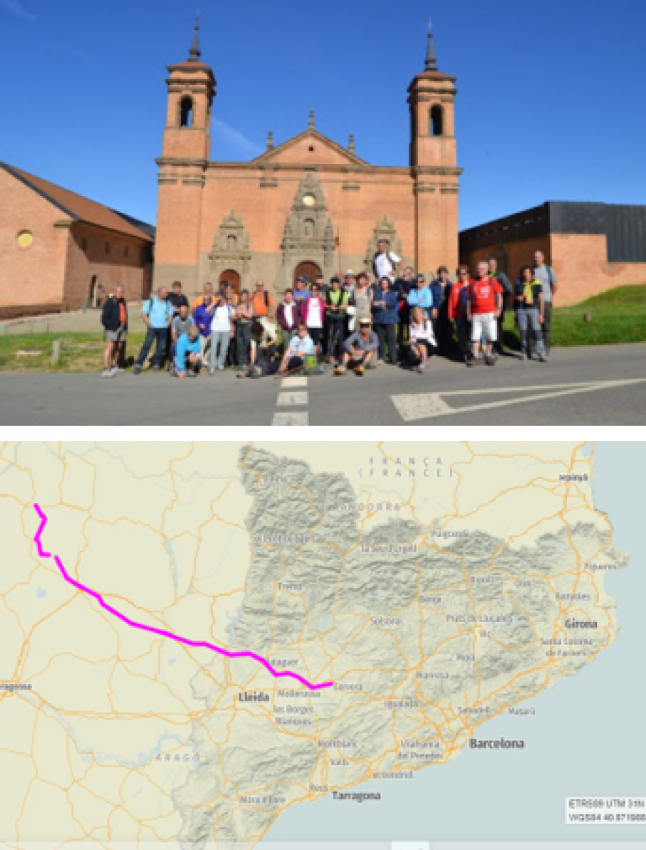 Cervera - Sta. Cilia de Jaca, 254,83 km.