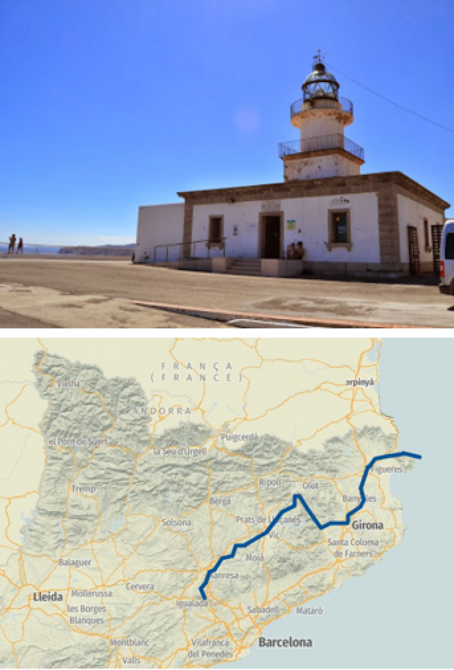 Cap de Creus - Montserrat, 270,70 km.