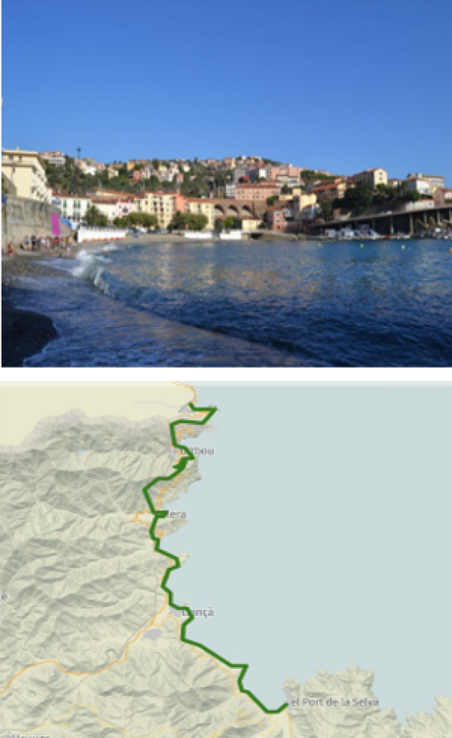 Coll de Belitres - Port de la Selva, 24,90 km.