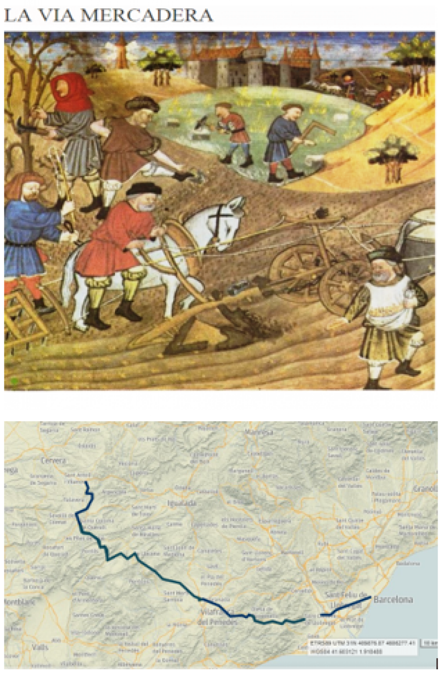 Via Mercadera, 110 km.