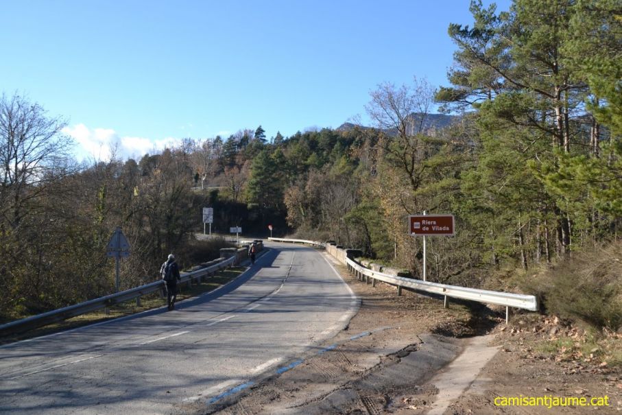 Sant Jaume de Frontanyà - Vilada, de 16,10 km.